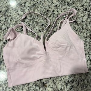 Lululemon Athletica Soft Pink Strappy Bralette
